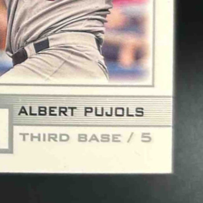 2001 Upper Deck Pros & Prospects Chipper Jones Albert Pujols Game Used Dual Bat - Sports Cards