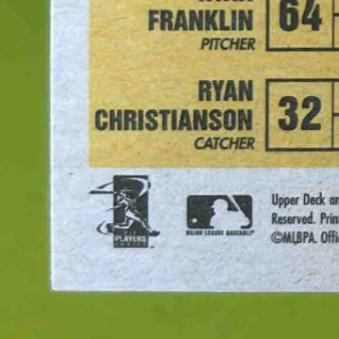 2001 Upper Deck Vintage Ichiro Suzuki Ryan Franklin Christian #346 RC Mariners - Sports Cards