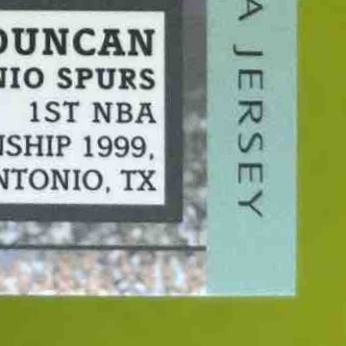 2002-03 Topps Tim Duncan Slam Relics #SD3 San Antonio Spurs - Sports Cards