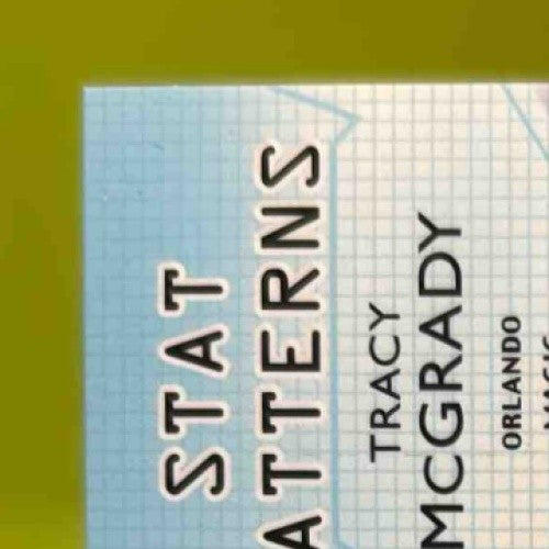 2002-03 Upper Deck Authentics Tracy McGrady Stat Patterns /500 Game-Used - Sports Cards
