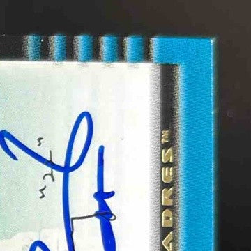 2002 Bowman Jake Peavy #433 San Diego Padres BUY BACK Auto 08/57 Clean Signature - Sports Cards