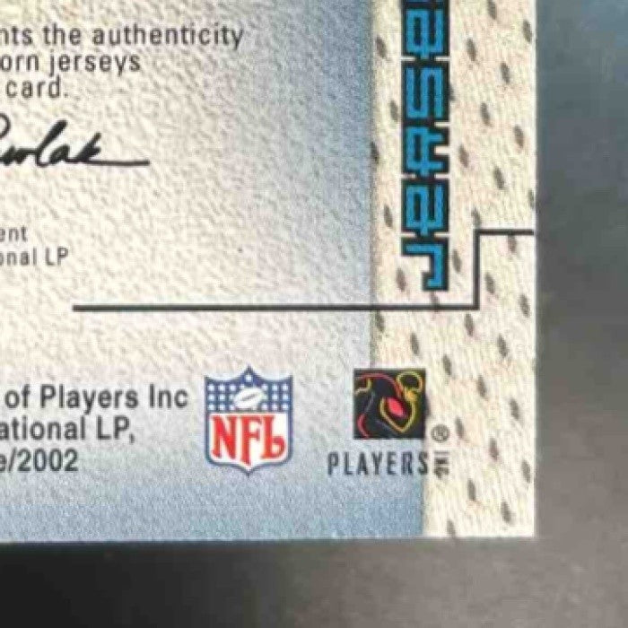 2002 Fleer Box Score Anthony Thomas Ahman Green Shaun Alexander Tri Jersey /300 - Sports Cards