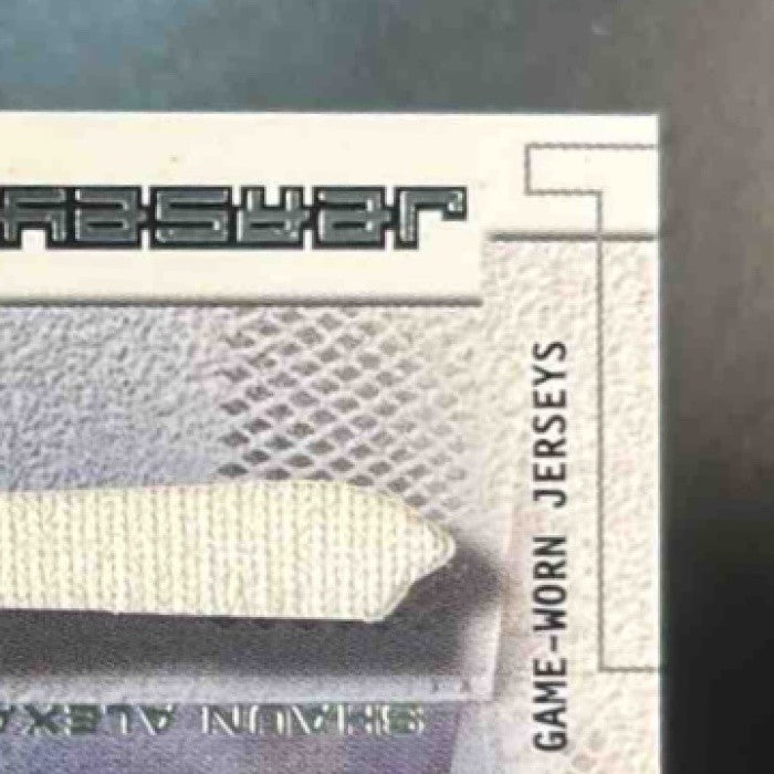 2002 Fleer Box Score Anthony Thomas Ahman Green Shaun Alexander Tri Jersey /300 - Sports Cards