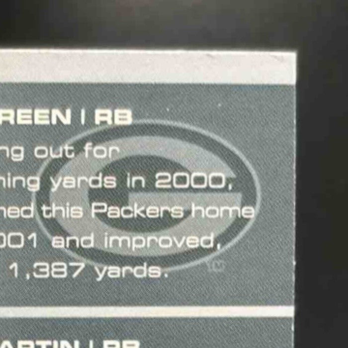 2002 Pacific Crown Royale Ahman Green Curtis Martin Jerome Bettis Triple Patch - Sports Cards