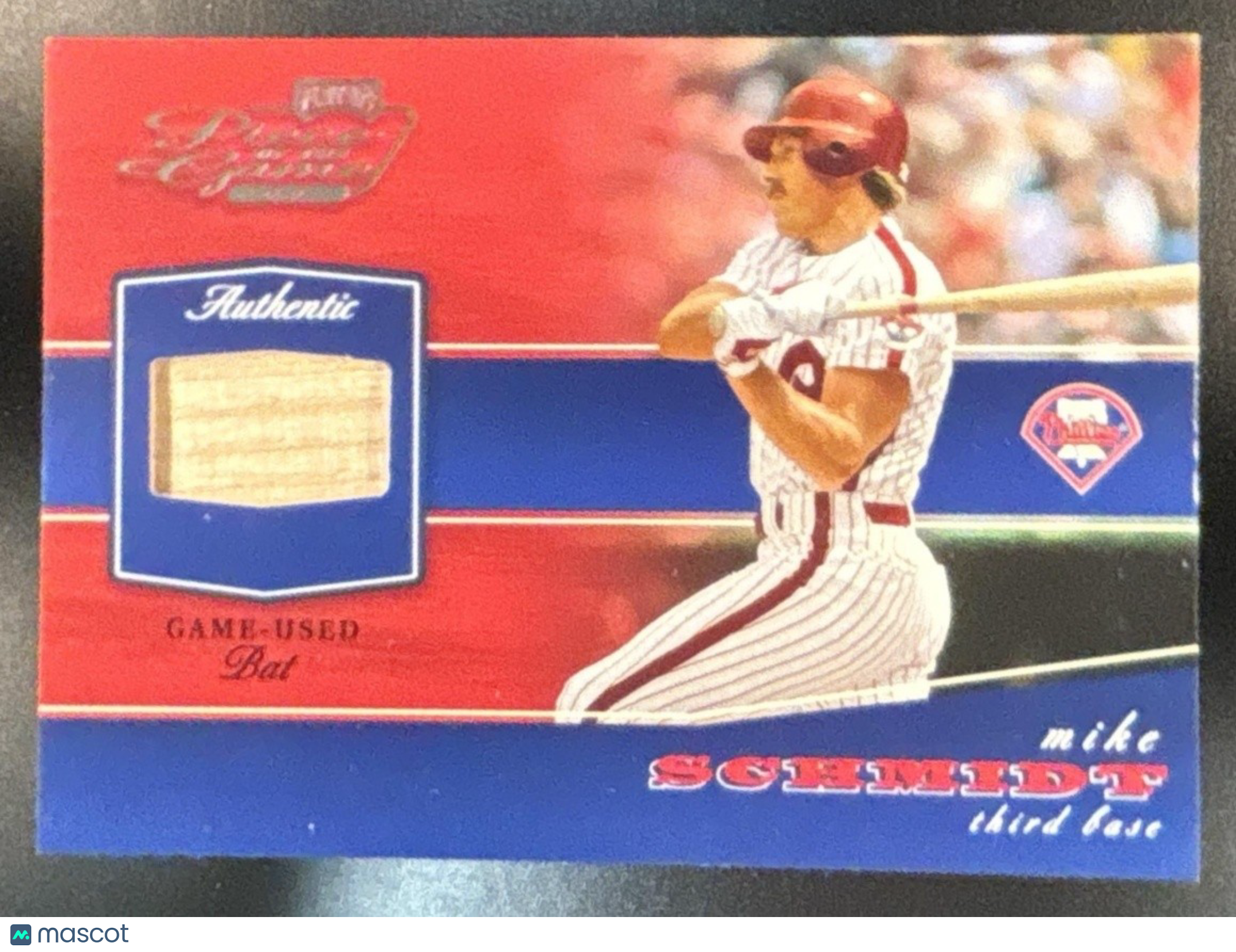 2002 Playoff Piece of the Game Mike Schmidt Materials #POG-61 MEM Phillies - Sports Cards