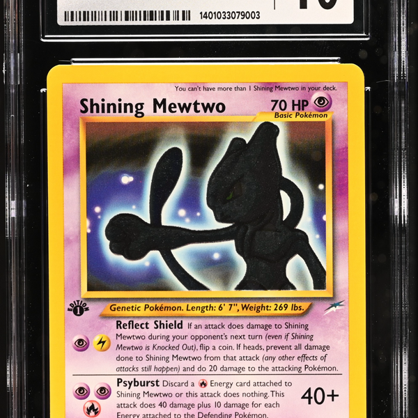 2002 Pokemon Neo Destiny Shining Mewtwo #109/105 1st