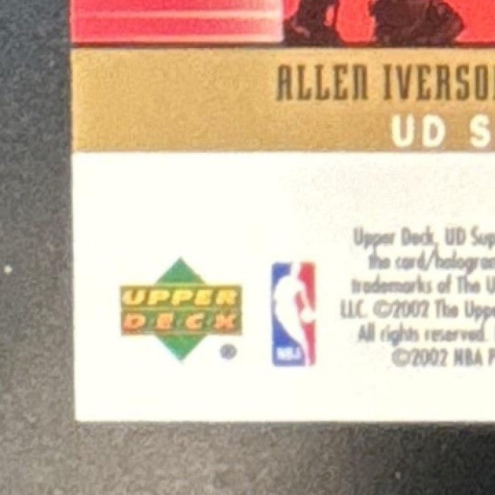 2002 Upper Deck SuperStars Allen Iverson Donovan McNabb Benchmarks #B5 - Sports Cards