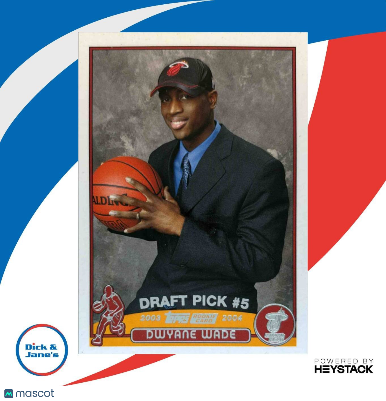 2003-04 Topps Dwyane Wade #225 RC Miami Heat - Sports Cards