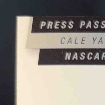 2003 Press Pass Autographs NASCAR Legends Cale Yarborough Signature - Sports Cards