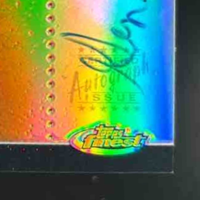 2003 Topps Finest George Foster Finest Moments Refractor Auto Cincinnati Reds - Sports Cards