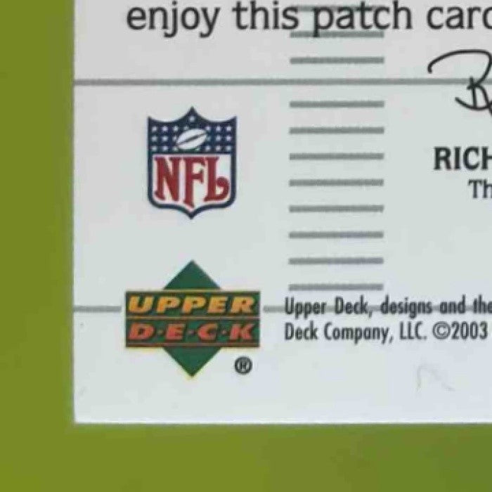 2003 Upper Deck Patch Collection Brett Favre #149 Green Bay Packers - Sports Cards
