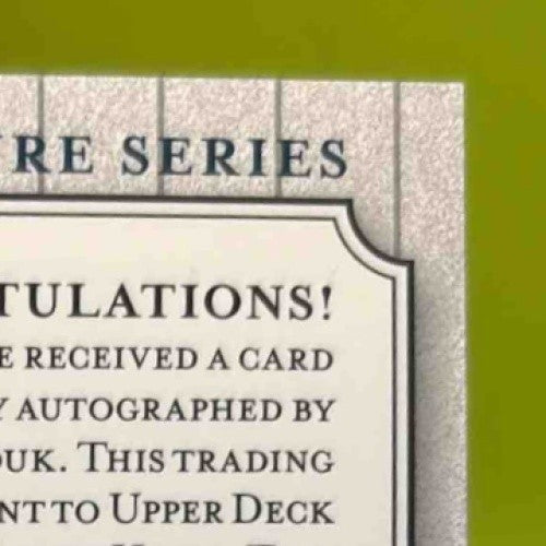 2003 Upper Deck Yankees Signature Series Ralph Houk Pride of New York Auto PN RH Sports Cards