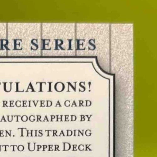 2003 Upper Deck Yankees Signature Series Ryne Duren Pride of New York Auto PN RD Sports Cards