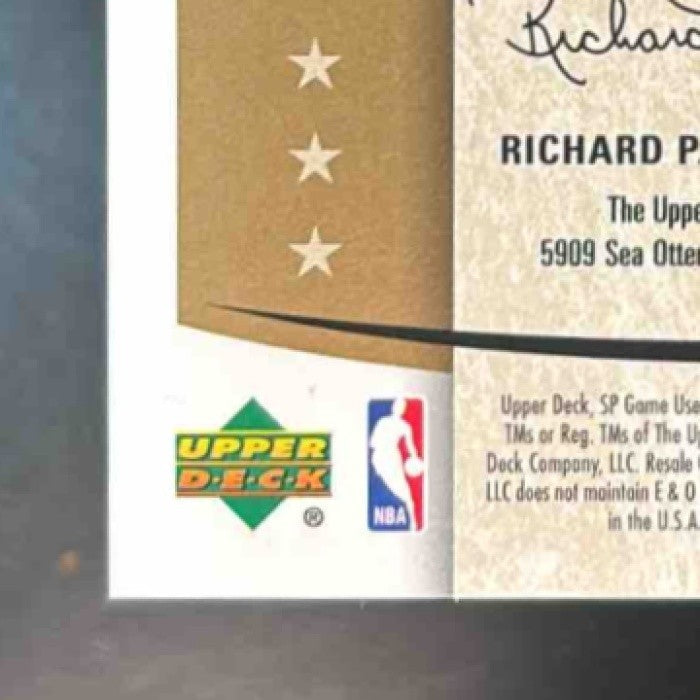 2004-05 SP Game Used Bob Cousy All Star Sigs Gold /13 #AS-BC Auto Boston Celtics - Sports Cards