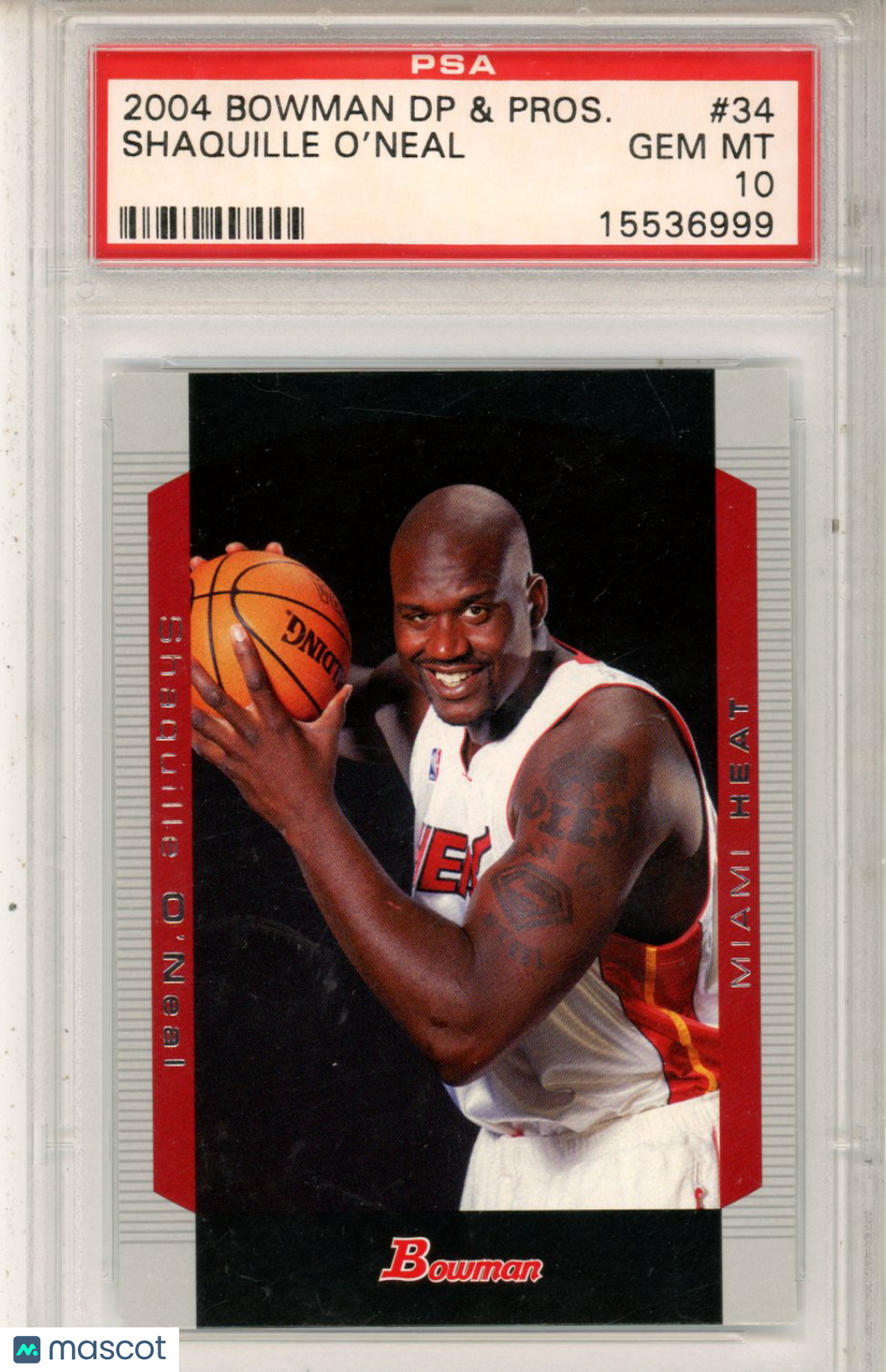 2004 Bowman Shaquille O’Neal #34 PSA 10 - Graded Sports Cards