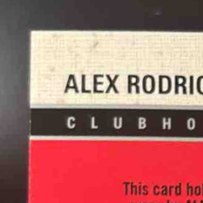 2004 Fleer Platinum Alex Rodriguez Clubhouse Dual Patch /50 Texas Rangers - Sports Cards