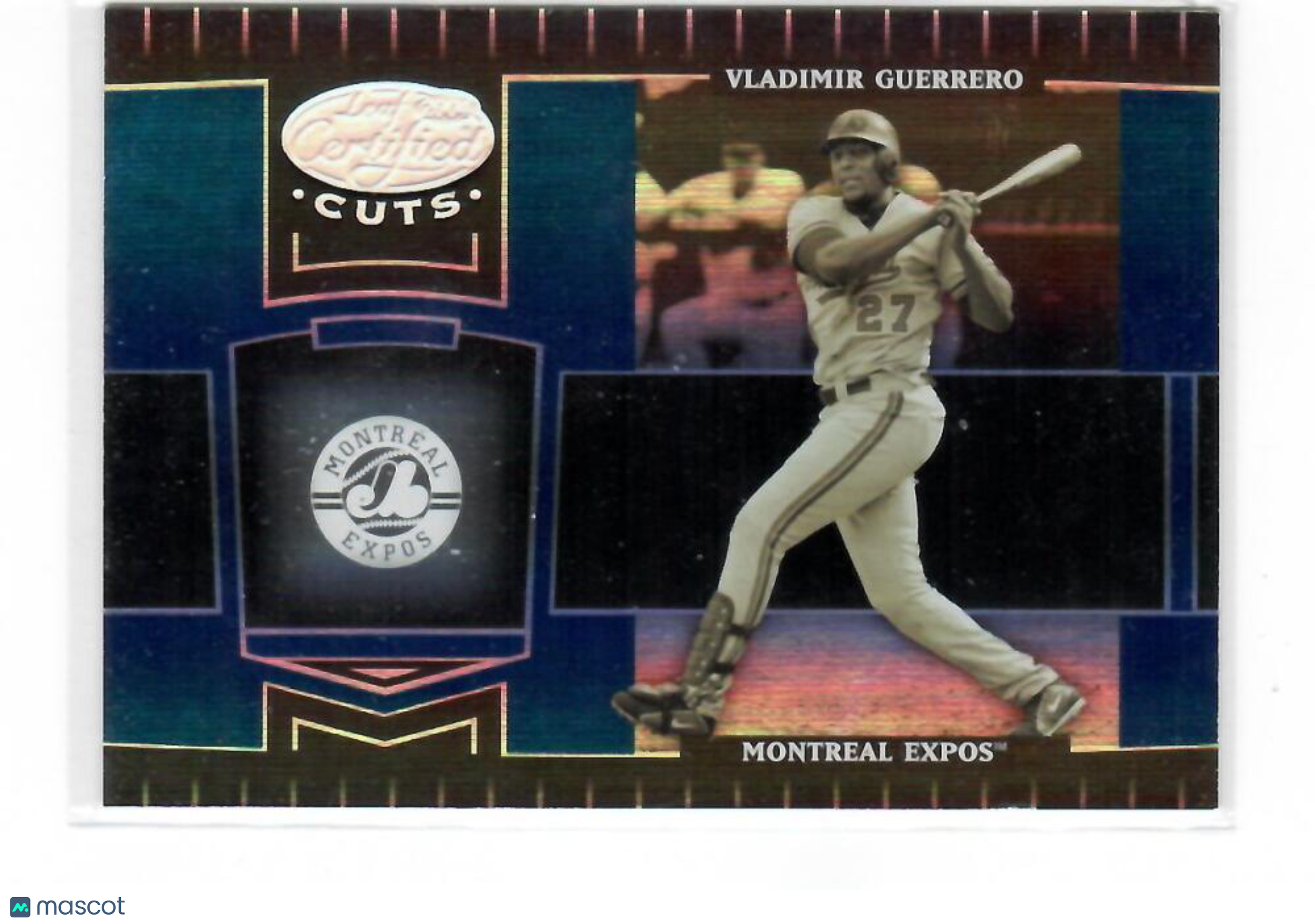 2004 Leaf Certified Cuts Marble Blue 218 Vladimir Guerrero Expos (Serial #’d - Sports Cards