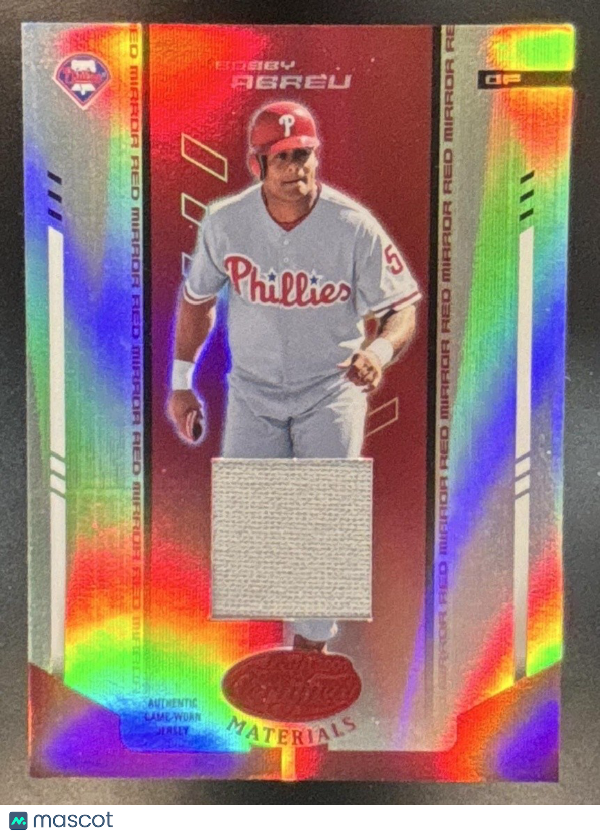 2004 Leaf Certified Materials Bobby Abreu /150 #21 Philadelphia Phillies - Sports Cards