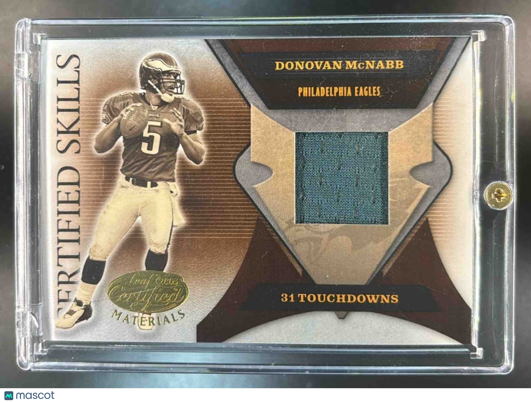 2004 Leaf Certified Materials Donovan McNabb Skills Jersey /175 Eagles - Sports Cards