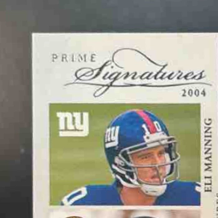 2004 Prime Signatures Pairings PP33 Eli Manning RW KJ MJ GJ Matt Schaub /9 Auto - Sports Cards