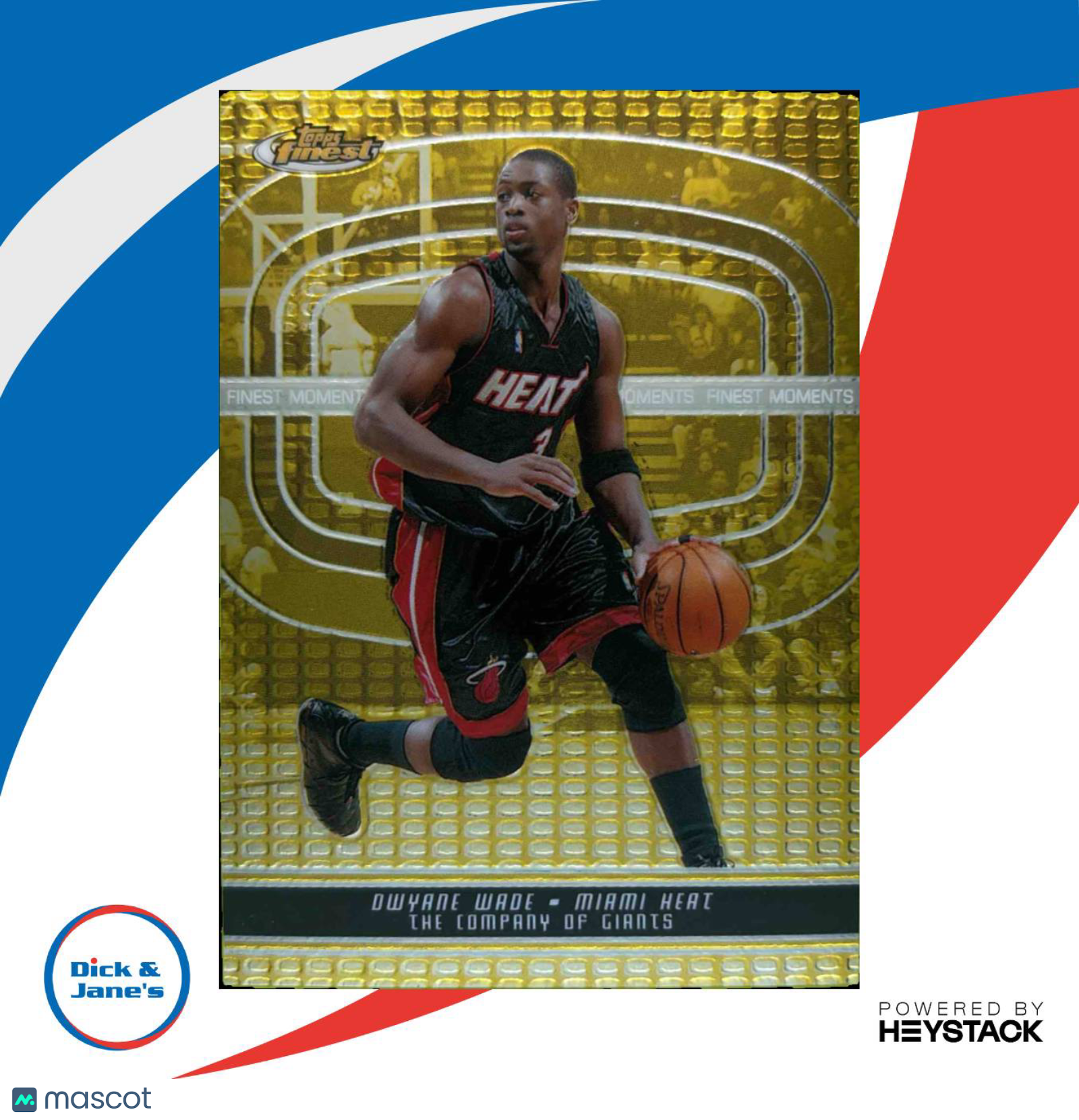 2005-06 Topps Finest Dwyane Wade Boxloaders Moments 102/399 #DW10 Miami Heat - Sports Cards