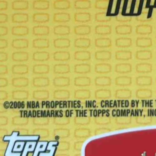 2005-06 Topps Finest Dwyane Wade Boxloaders Moments 102/399 #DW10 Miami Heat - Sports Cards