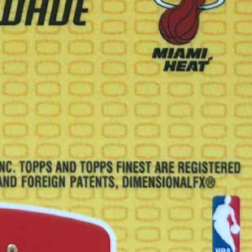 2005-06 Topps Finest Dwyane Wade Boxloaders Moments 102/399 #DW10 Miami Heat - Sports Cards