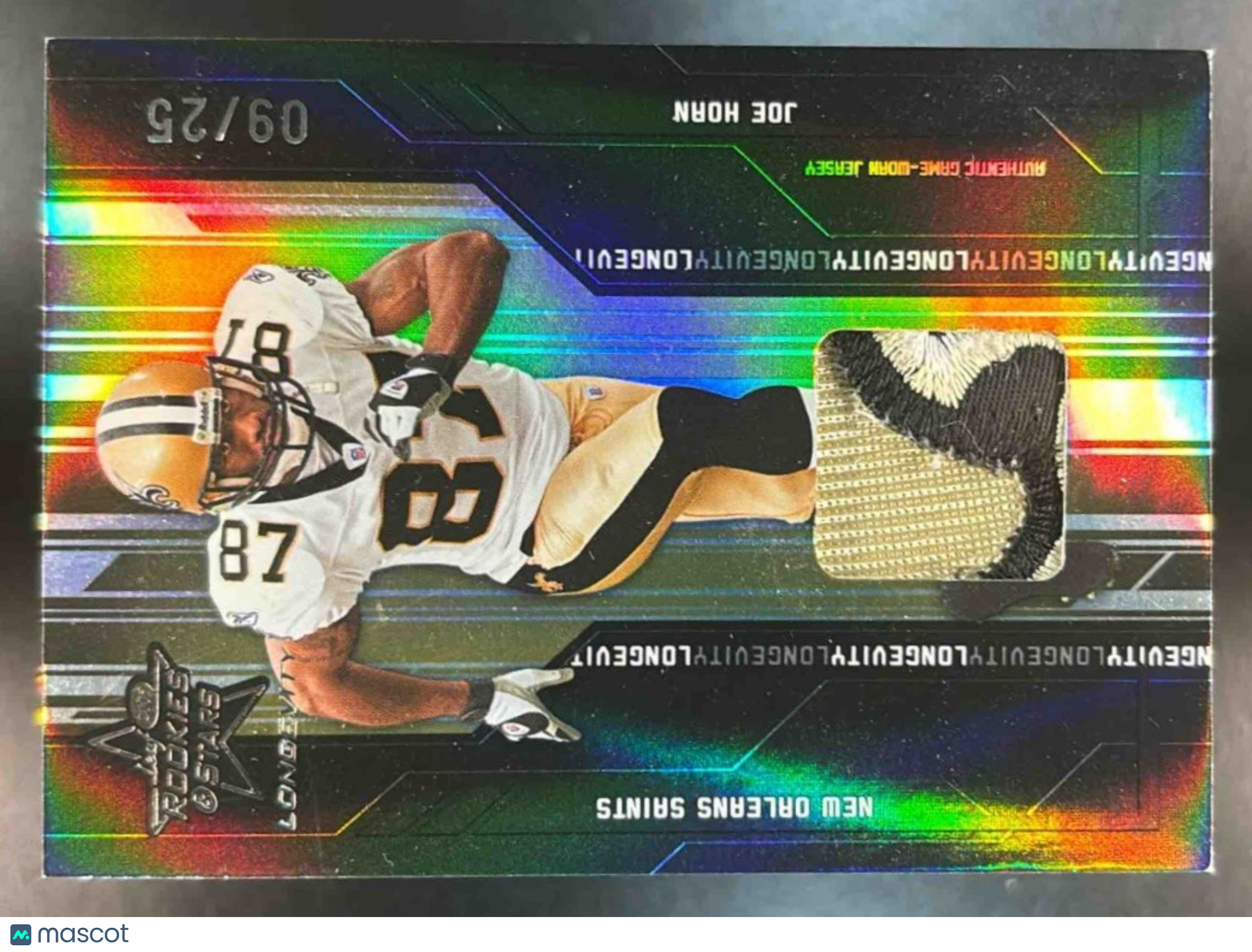 2005 Donruss Elite Joe Horn Status /25 #60 New Orleans Saints - Sports Cards