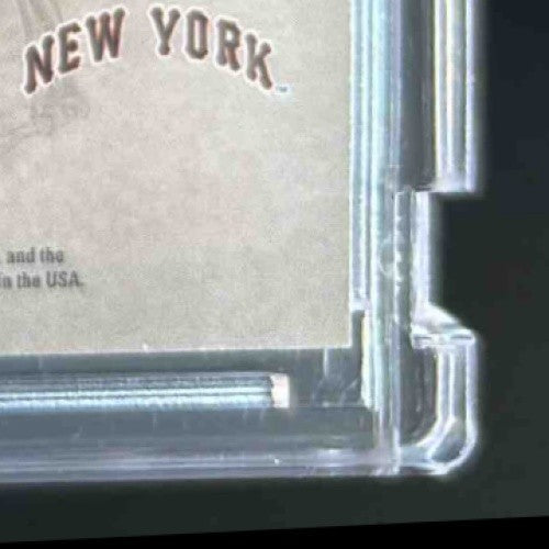 2005 Donruss Leather & Lumber Monte Irvin Cuts 43/96 #LC-44 Auto New York Giants - Sports Cards