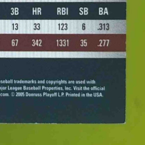 2005 Donruss Signature Ron Santo Autograph #32 Chicago Cubs - Sports Cards