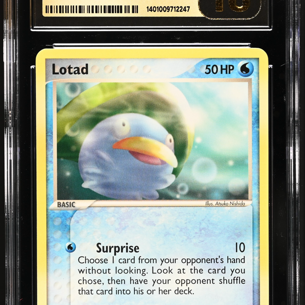 2005 Pokemon EX Deoxys Lotad #35/107 CGC 10 PRISTINE