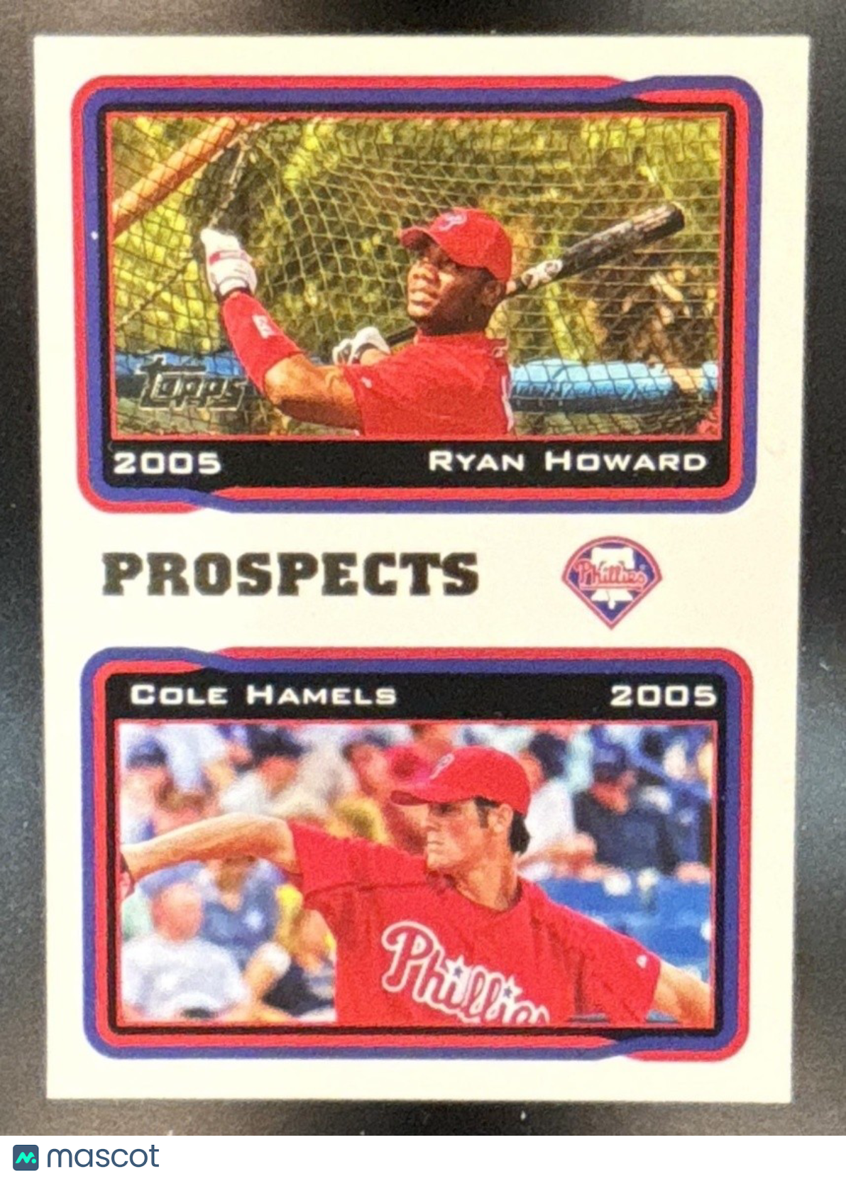 2005 Topps Ryan Howard Cole Hamels #689 Philadelphia Phillies - Sports Cards