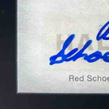 2005 Upper Deck Hall of Fame Red Schoendienst Seasons Auto Silver /15 Cardinals - Sports Cards