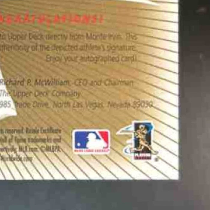 2005 Upper Deck Ultimate Signature Edition Monte Irvin Decades #SD-MI Auto - Sports Cards