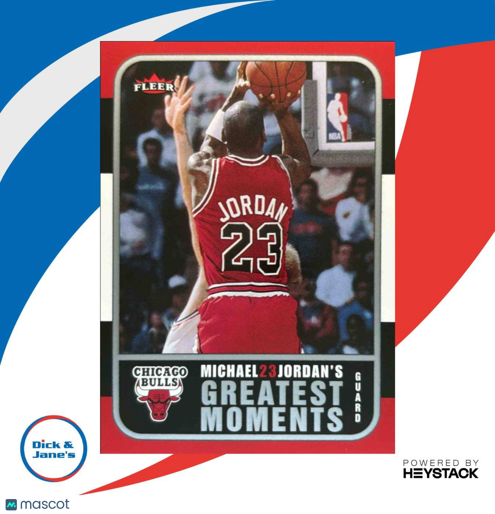 2006-07 Fleer Michael Jordan’s Greatest Moments #MJ-6 Chicago Bulls - Sports Cards
