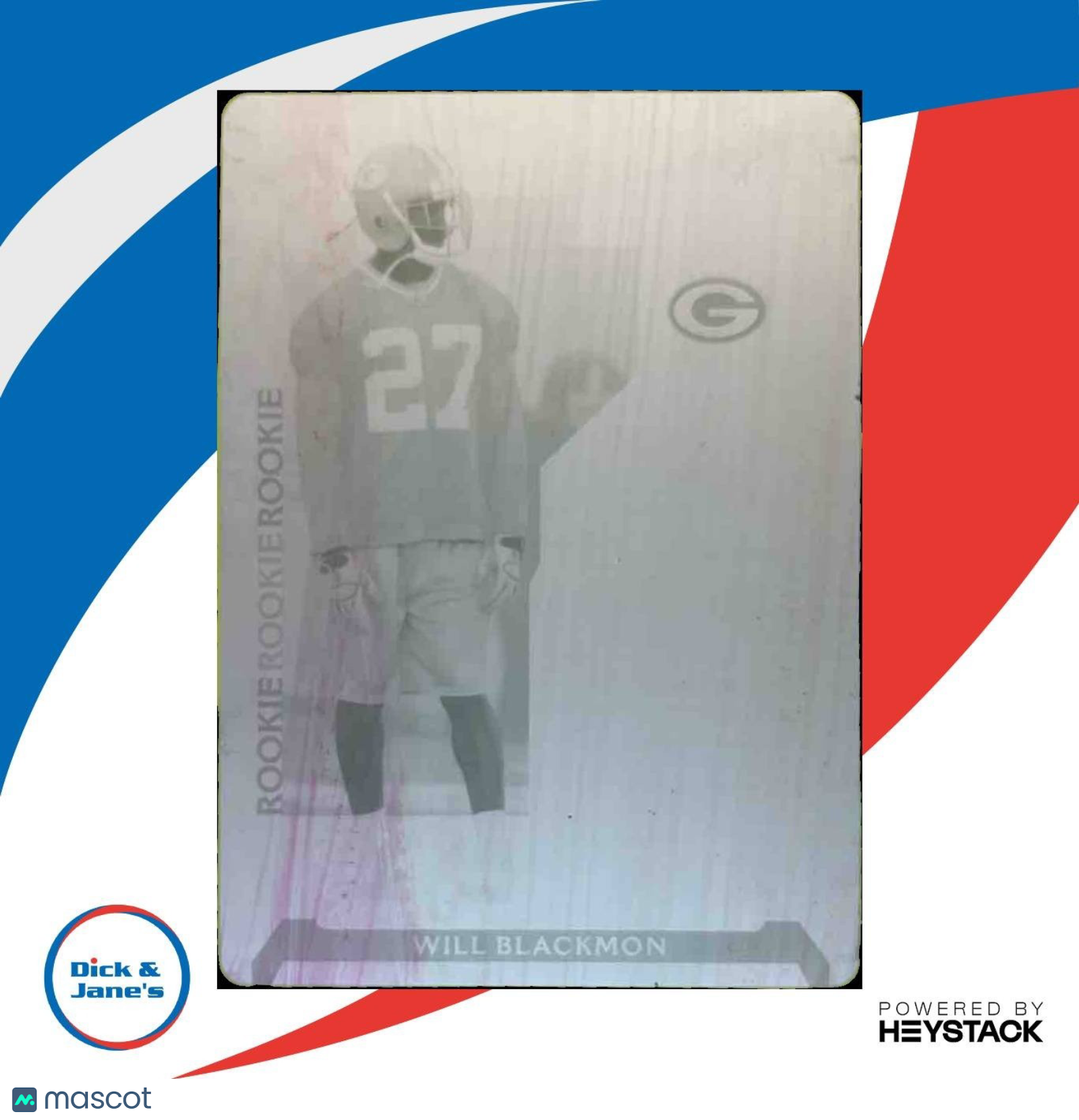 2006 Donruss Playoff Printing Plate Magenta 1/1 Will Blackmon Card #141 - Sports Cards