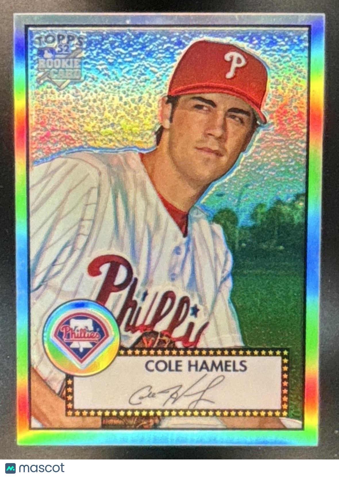 2006 Topps ’52 Rookies Cole Hamels Chrome Refractor /552 #TCRC57 Phillies - Sports Cards