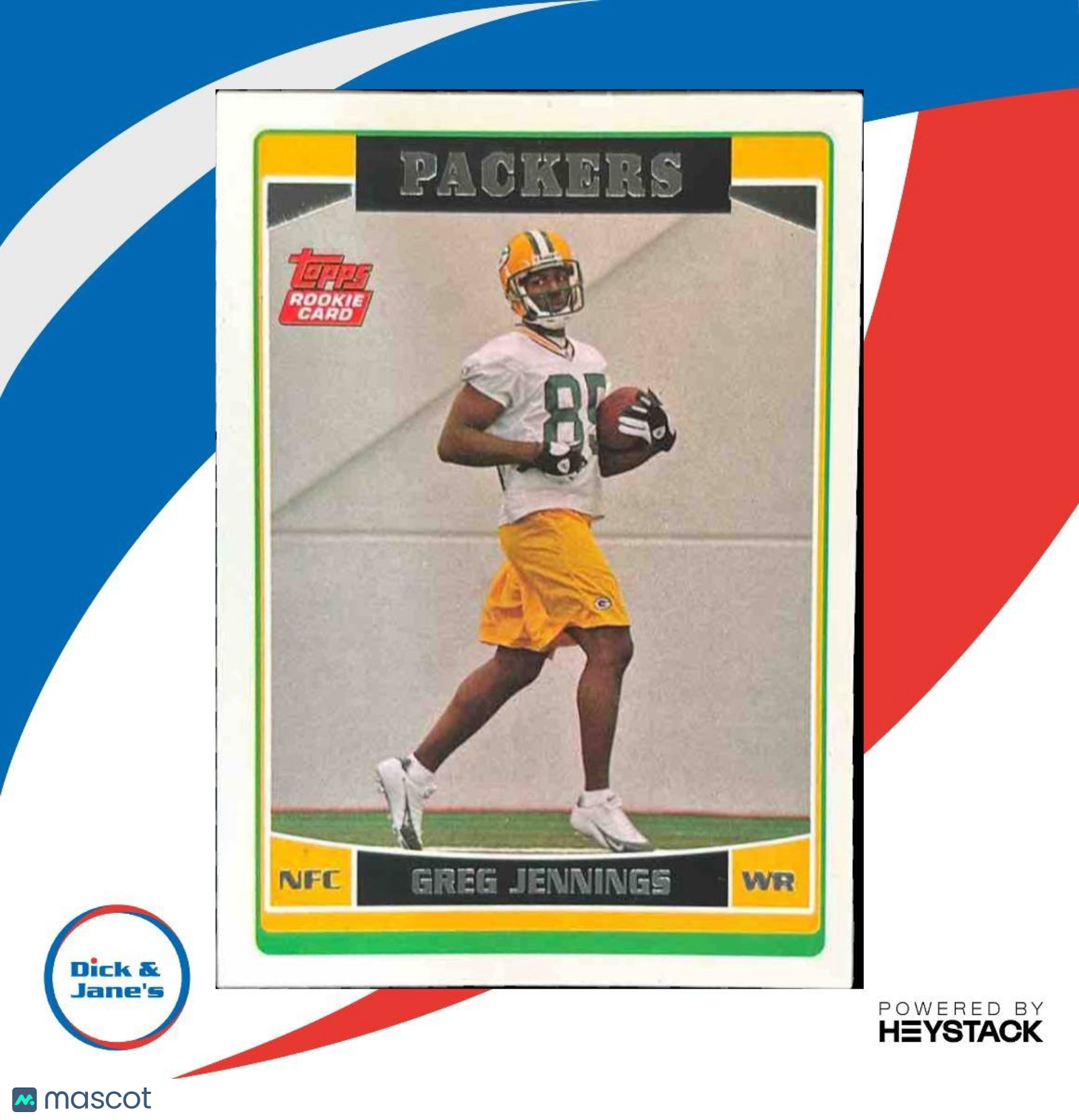 2006 Topps Greg Jennings #369 RC Green Bay Packers - Sports Cards