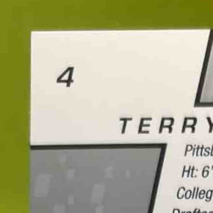 2006 Topps Paradigm Terry Bradshaw /169 #4 Pittsburgh Steelers - Sports Cards