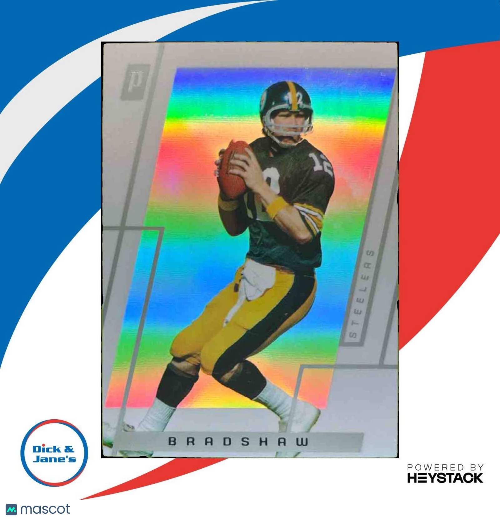 2006 Topps Paradigm Terry Bradshaw /169 #4 Pittsburgh Steelers - Sports Cards