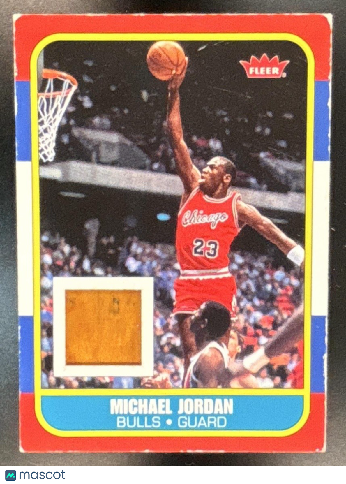 2007-08 Fleer Michael Jordan Rookie Reprint Game Used Floor Piece #RCF - Sports Cards