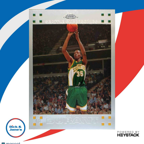 2007-08 Topps Chrome Kevin Durant #131 RC Seattle
