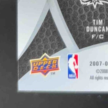 2007-08 Ultimate Collection Tim Duncan Amare Stoudemire Dual Materials /99 Spurs - Sports Cards
