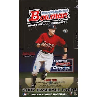 2007 Bowman Draft Picks & Prospects Baseball Hobby Box - MLB Hobby Box
