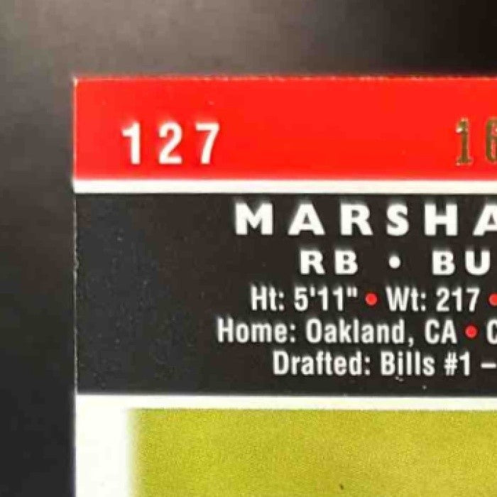 2007 Bowman Marshawn Lynch Blue /500 #127 RC Buffalo Bills - Sports Cards