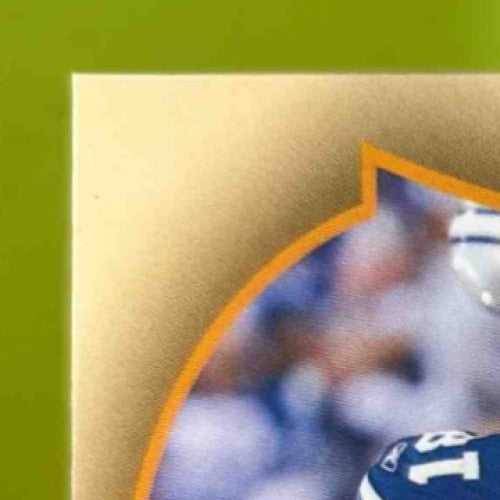 2007 Donruss Classics Peyton Manning #44 ERROR (PLAXICO BURRESS ON FRONT) Colts - Sports Cards