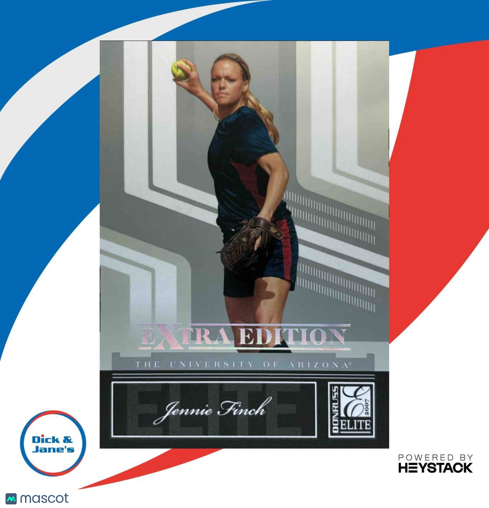 2007 Donruss Elite Extra Edition Jennie Finch #77 Arizona Wildcats - Sports Cards