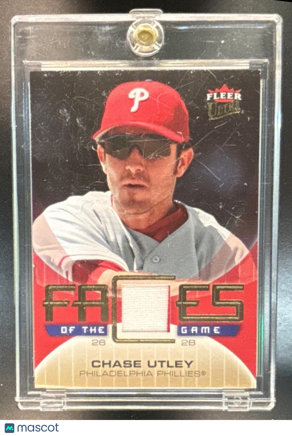 2007 Fleer Ultra Chase Utley Faces of the Game #GF-CU Philadelphia Phillies - Sports Cards