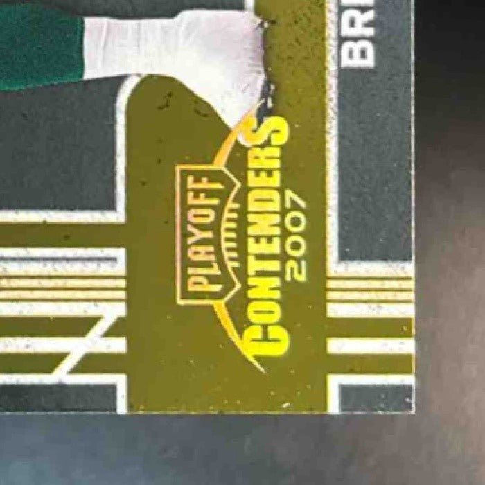 2007 Playoff Contenders Brett Favre MVP Gold Holofoil /250 Green Bay Packers - Sports Cards