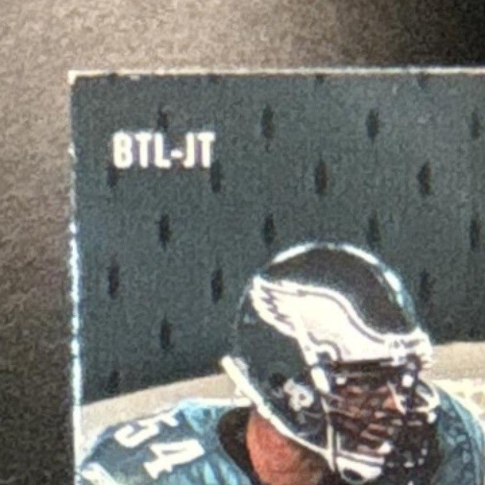 2007 SP Authentic Jeremiah Trotter By The Letter Patch Auto /70 Eagles - Sports Cards